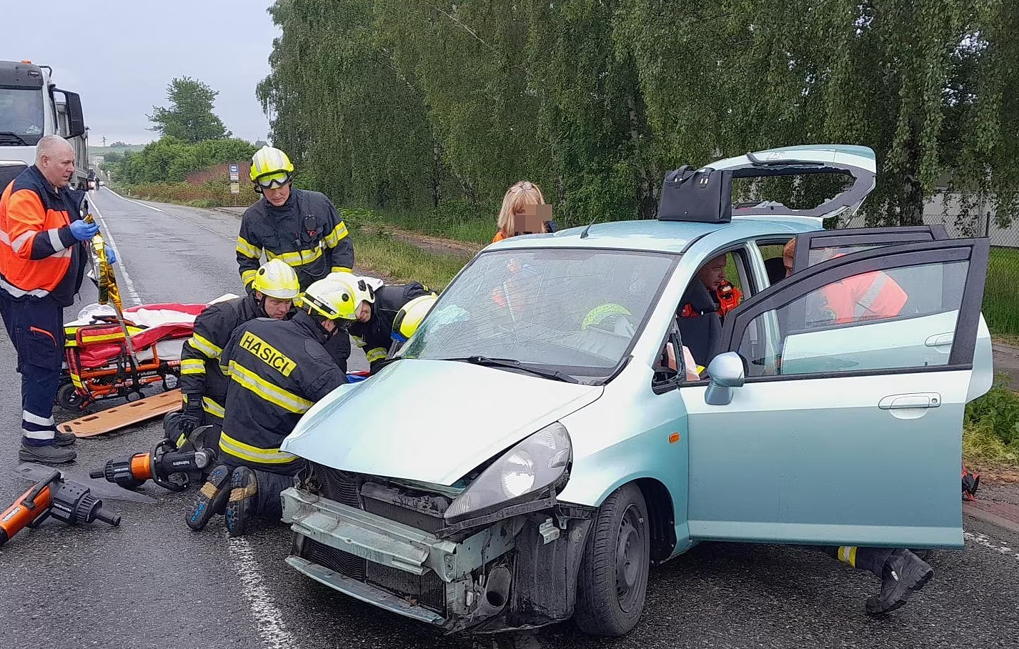 Під чеським Бенешовом сталася лобова аварія