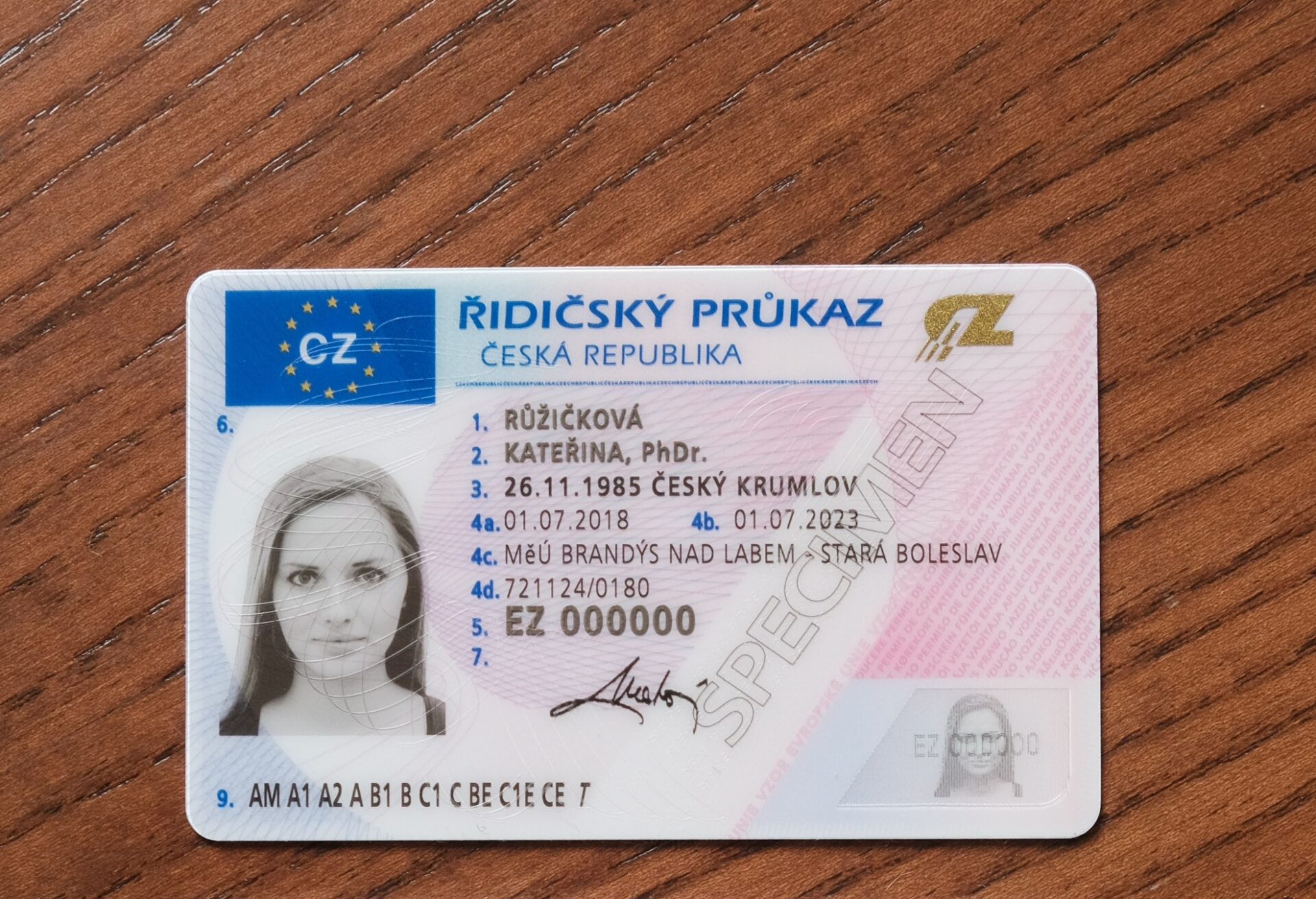 hit the road in Czechia without carrying a license