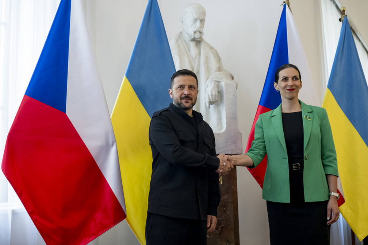 Маркета Пекарова Адамова прийняла Президента України Володимира Зеленського