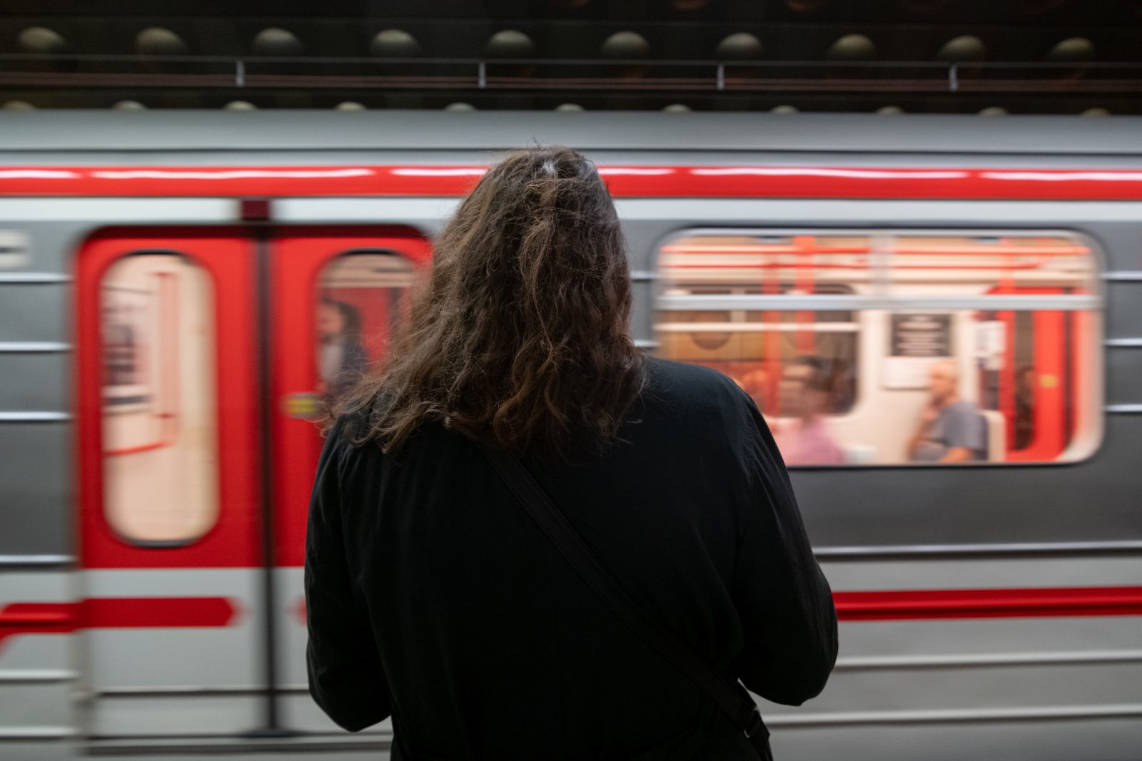 metra na úseku trasy C