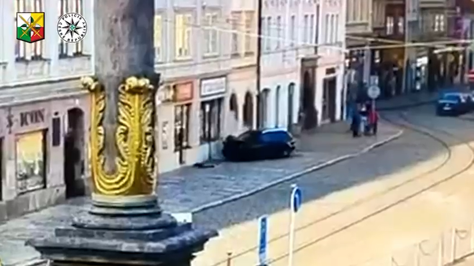 Молодий українець протаранив будинок у центрі Пльзня