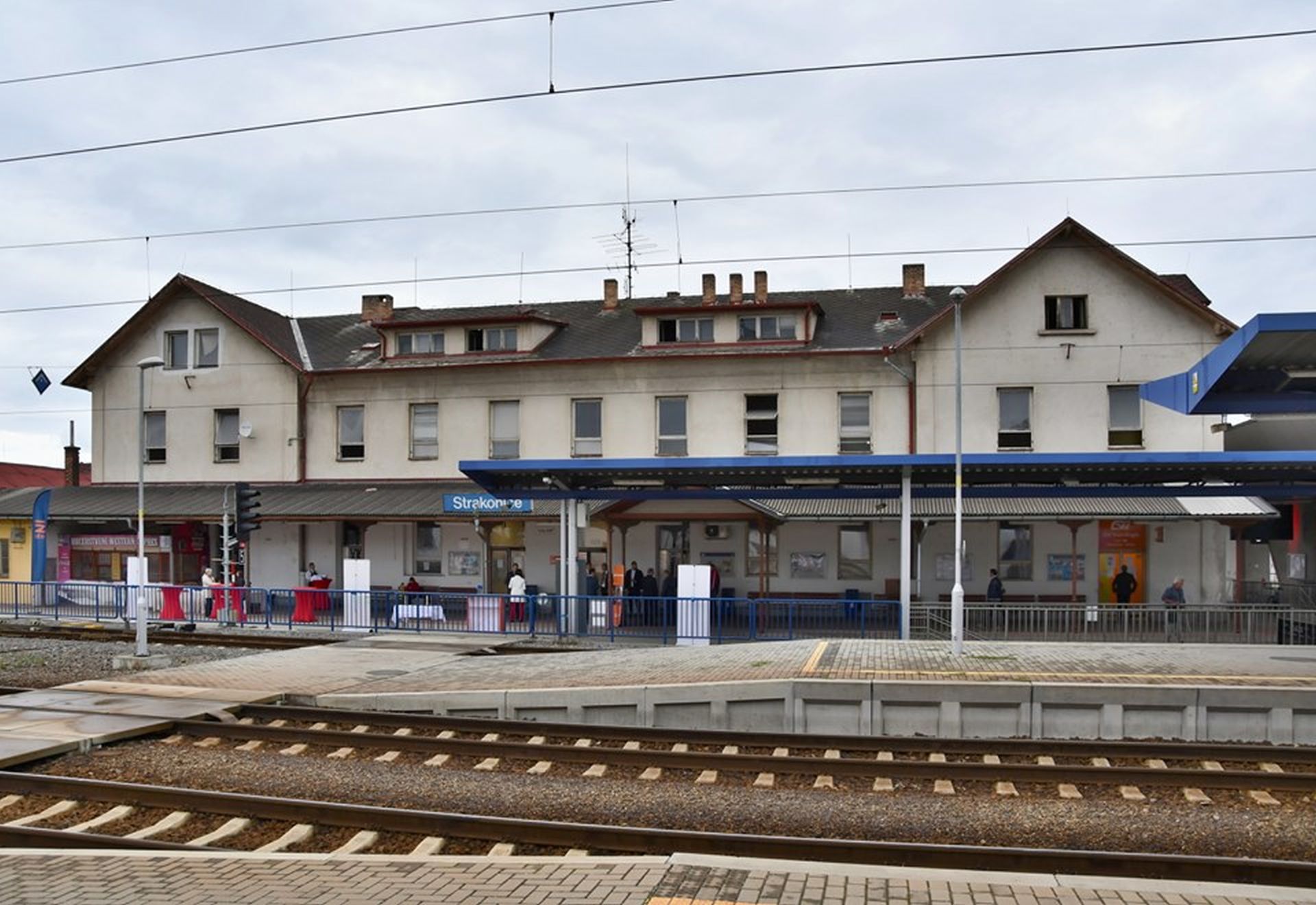 nádraží ve Strakonicích