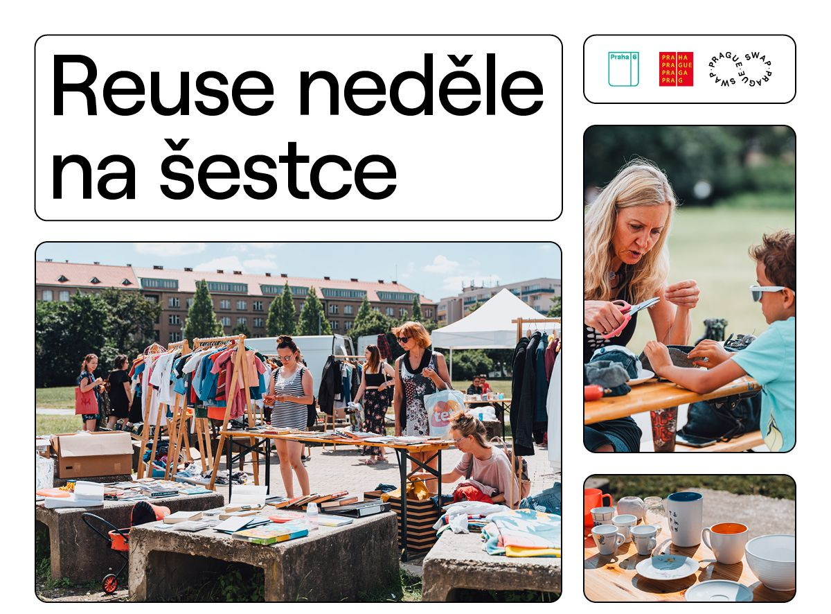 Прага 6 запрошує на фестиваль по обміну речей Reuse Sunday на Шестці