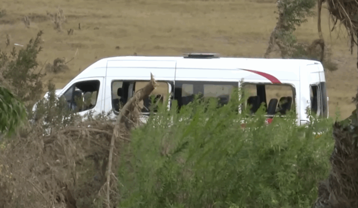 Scholar transport bus swept away in floods found