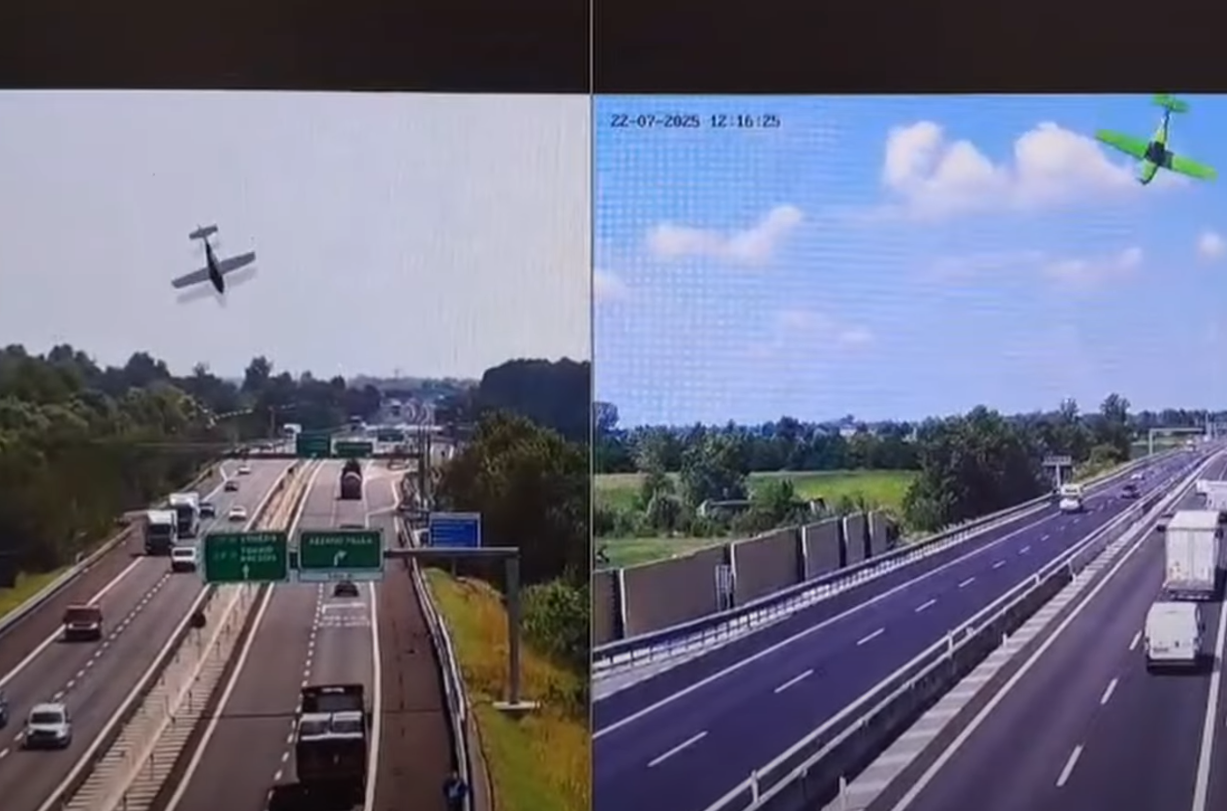 В Італії легкомоторний літак розбився на жвавій автостраді