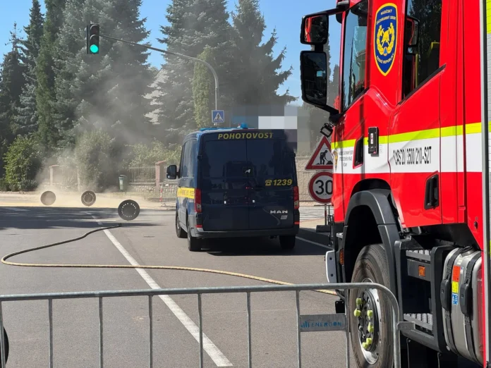 Втручання пожежників у Пругоніце Втручання пожежників у Пругоніце