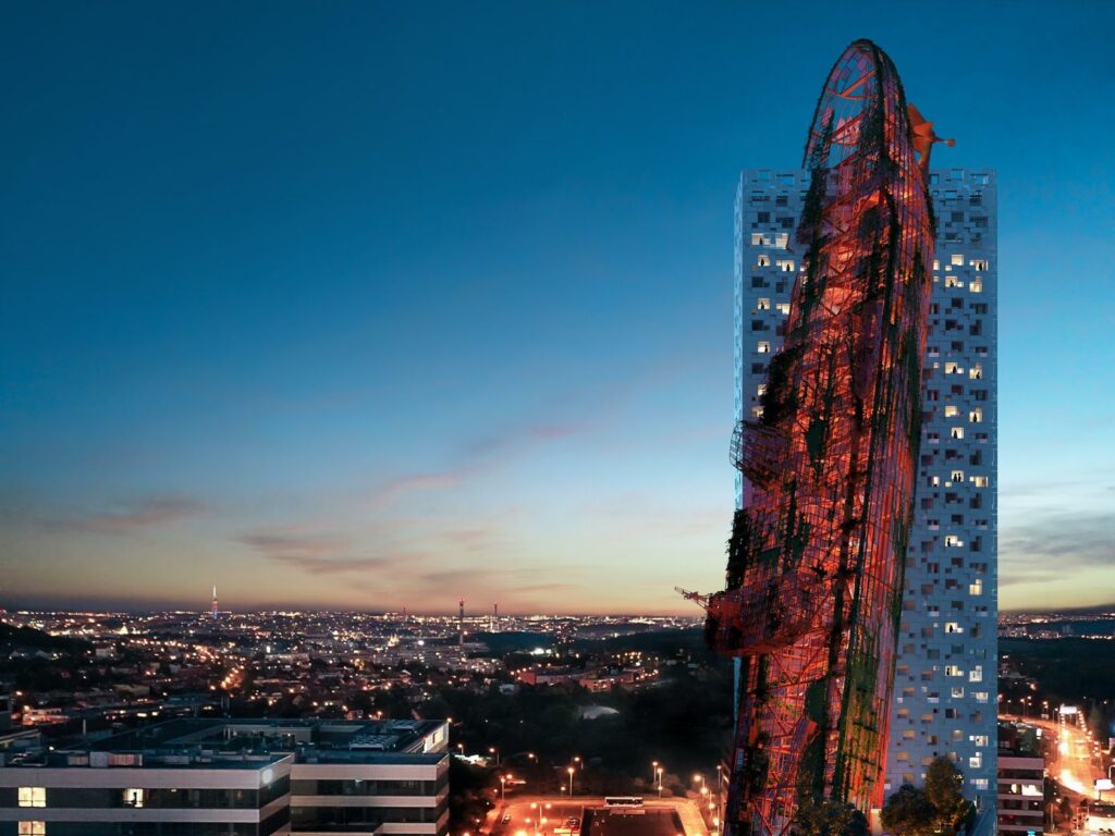 Прага схвалила будівництво найвищого хмарочоса Чехії Top Tower. ФОТО - Новини Чехії. Джерело: Українці в Чехії | Чеські новини для українців Top Tower