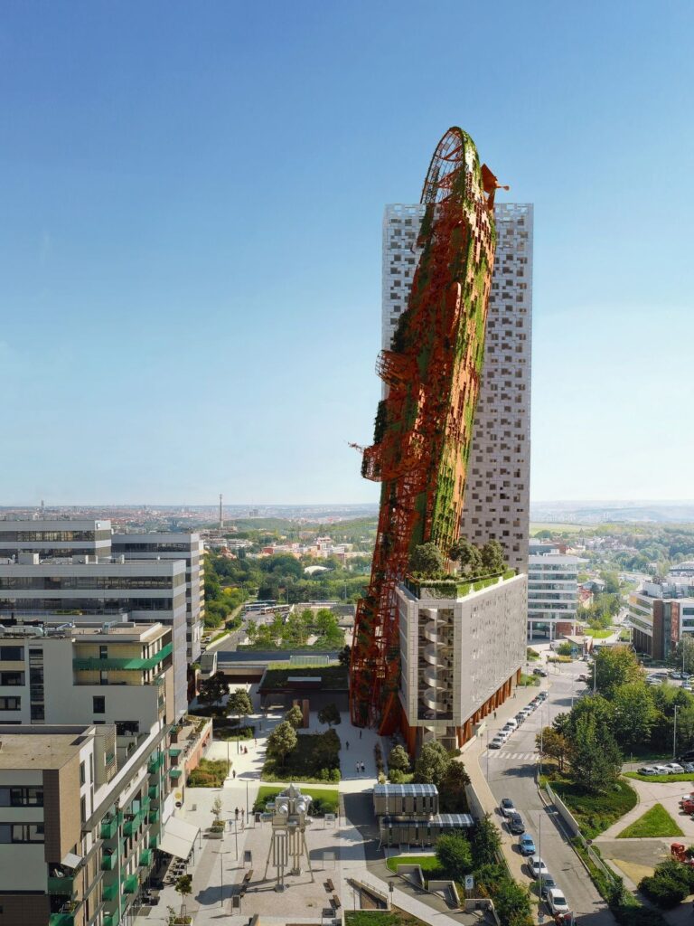 Прага схвалила будівництво найвищого хмарочоса Чехії Top Tower. ФОТО - Новини Чехії. Джерело: Українці в Чехії | Чеські новини для українців Top Tower