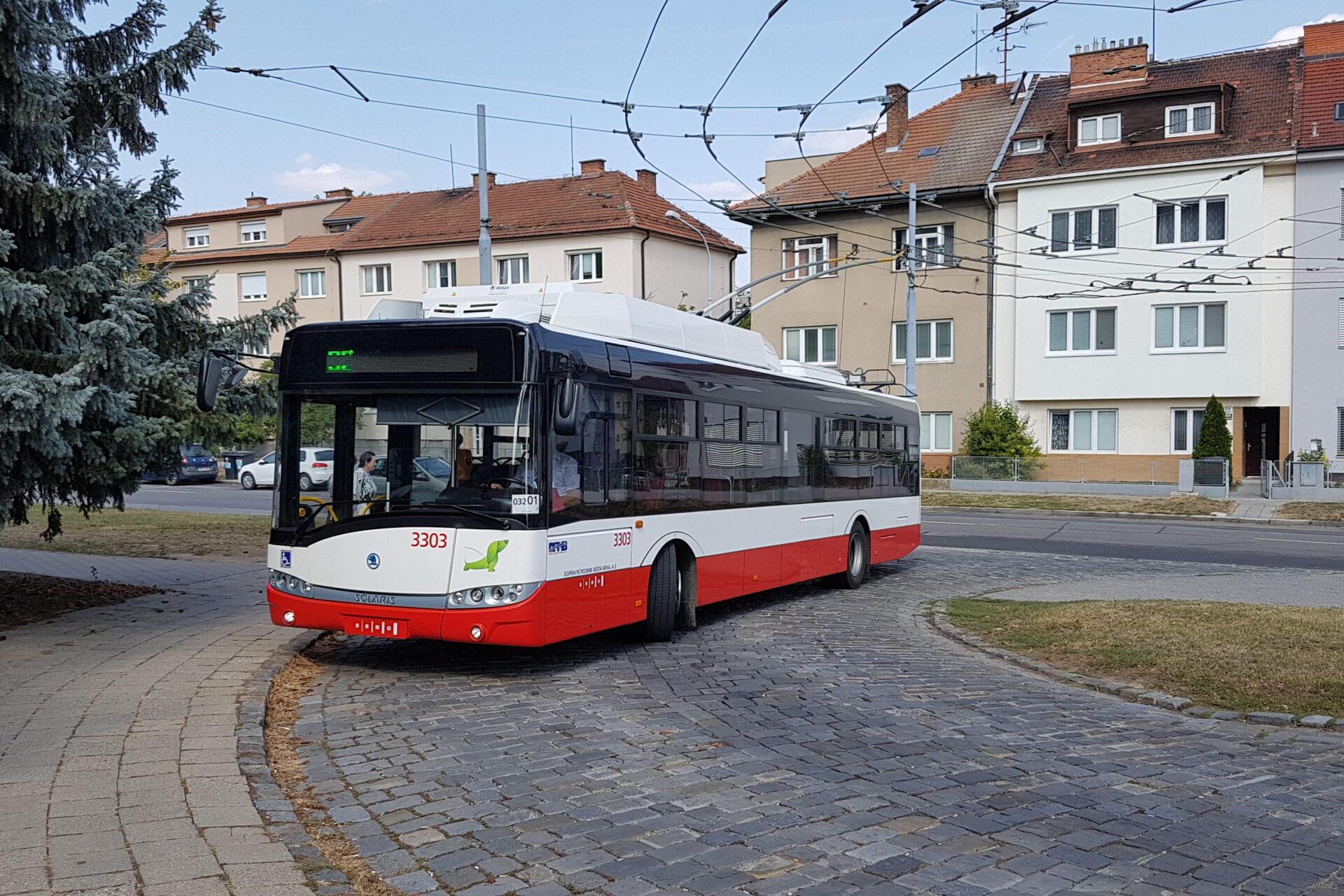 v brněnském trolejbusu