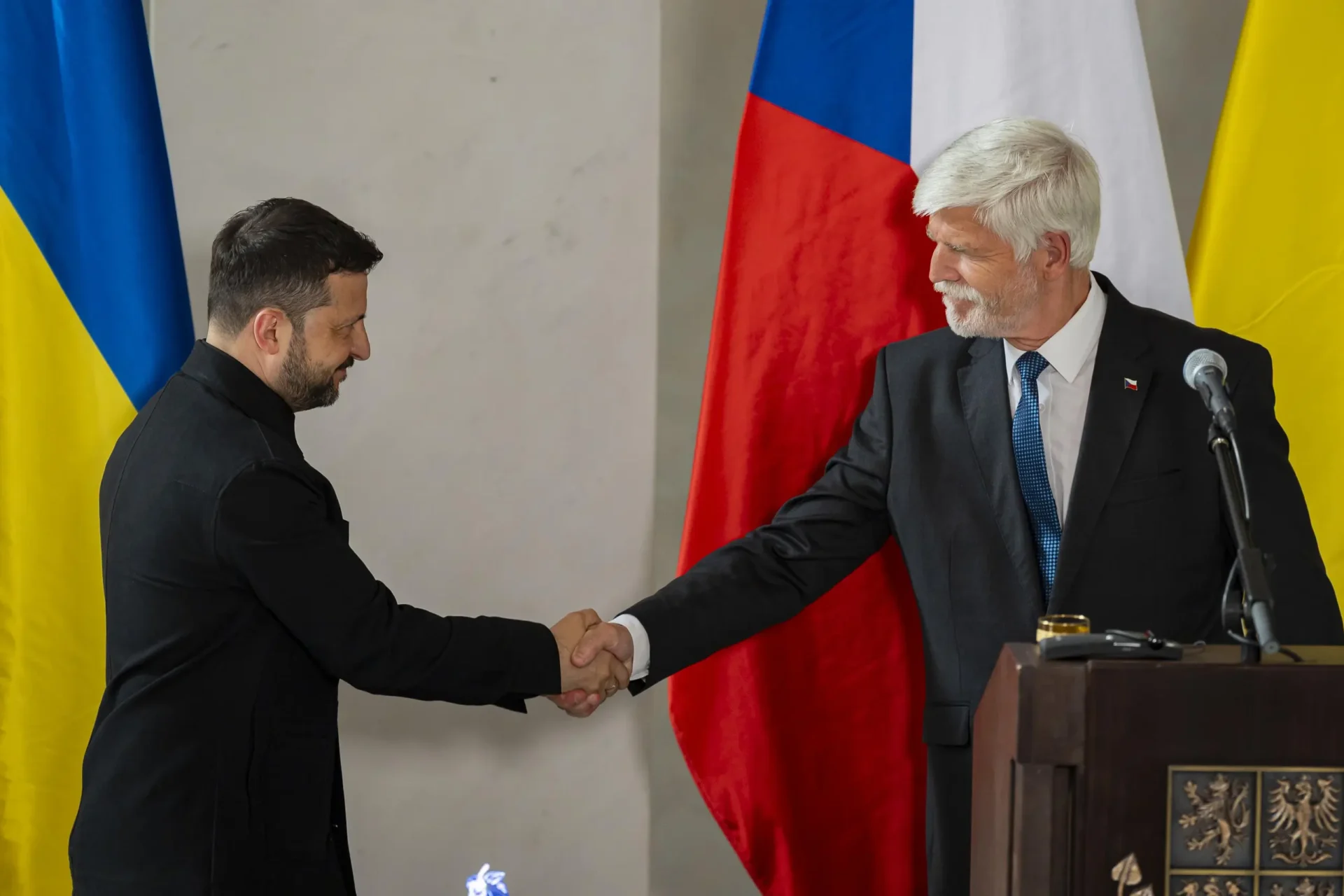 Володимир Зеленський та Петр Павел Володимир Зеленський та Петр Павел