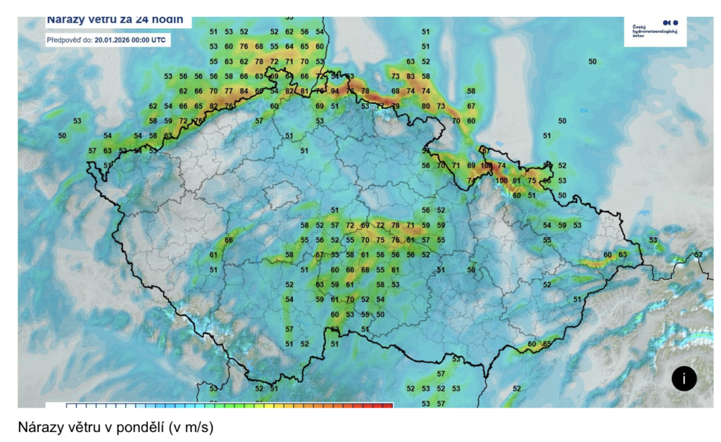 На Чехію насувається сильний вітер - фото №