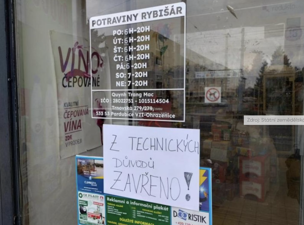 У місті Пардубіце закрили продуктовий магазин через антисанітарію - фото №1