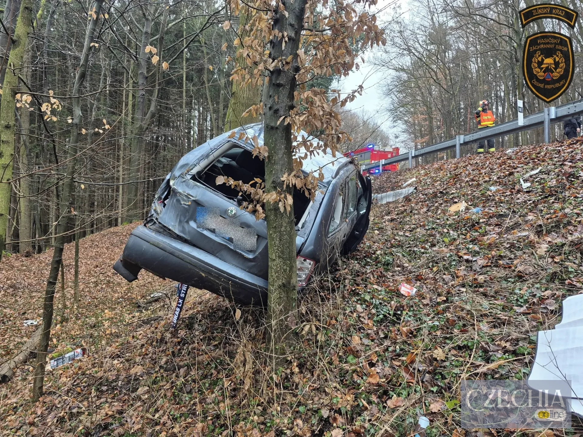 Аварія в Богуславіце поблизу Зліна 1 Аварія в Богуславіце поблизу Зліна