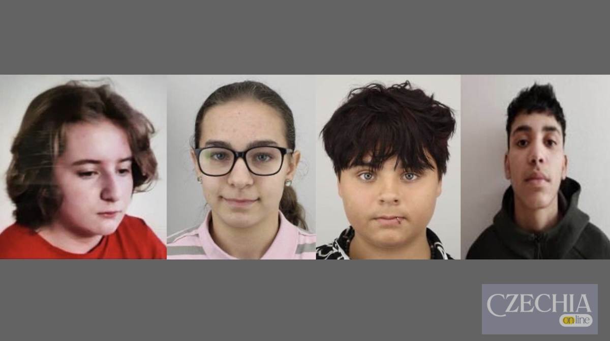 Розшукуються четверо підлітків Фотографії чотирьох зниклих дітей: Мирослави, Ванеси, Мітка та Кевіна.
