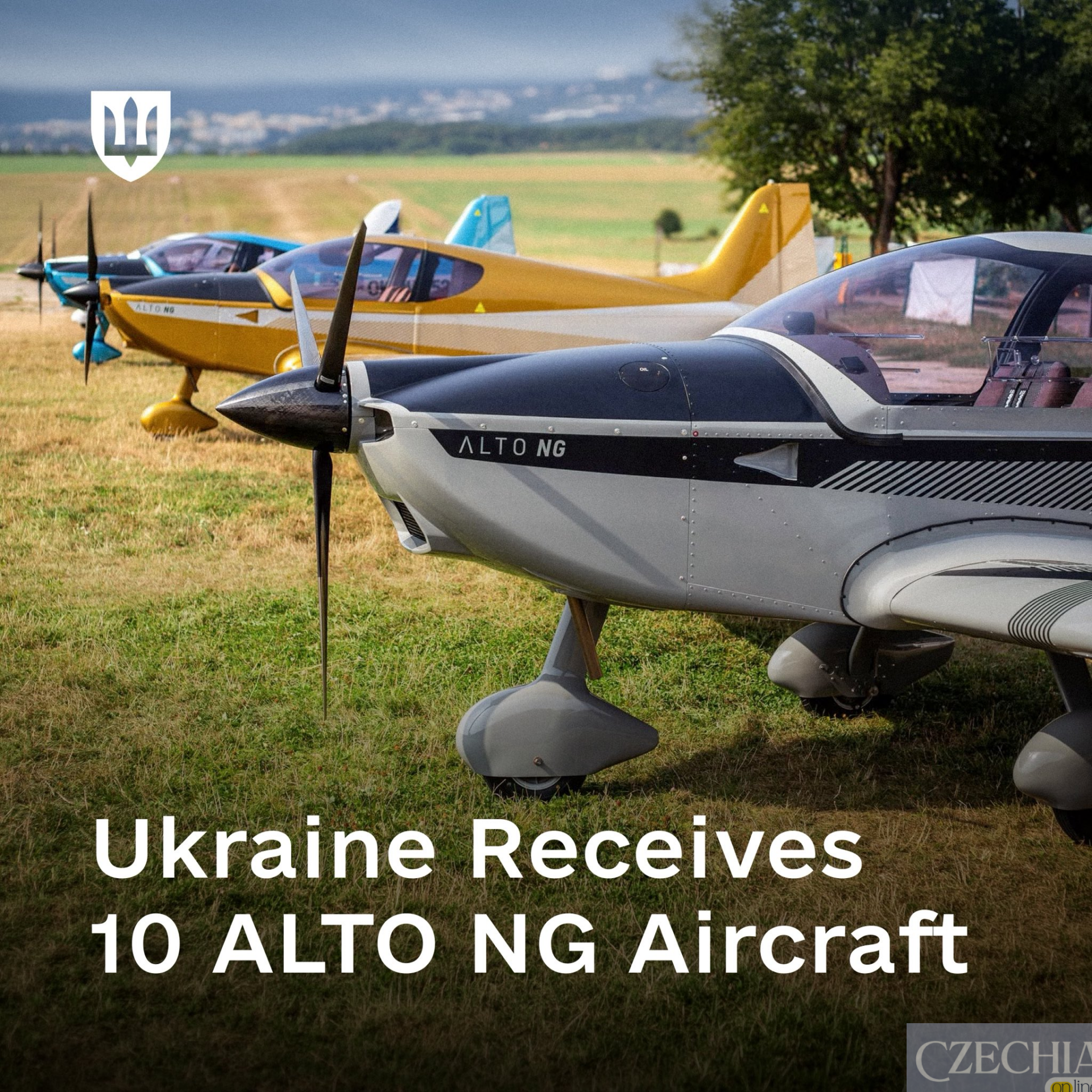 Україна отримала десять чеських навчальних літаків Alto NG