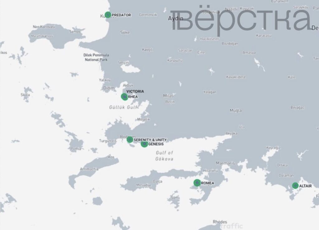 Біля узбережжя Туреччини зібралися яхти шести російських мільярдерів поблизу яхти Путіна - Світ. Джерело: Українці в Чехії | Чеські новини для українців Біля узбережжя Туреччини зібралися яхти шести російських мільярдерів поблизу яхти Путіна - фото №