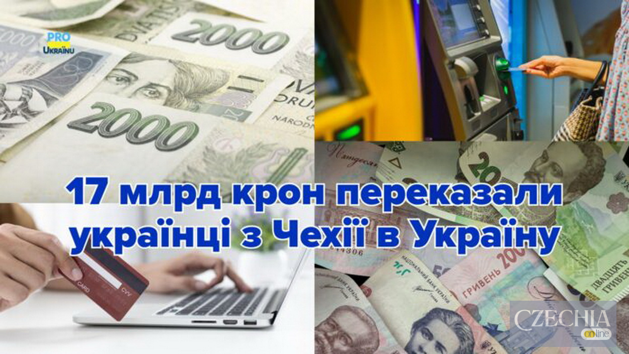 Українці переказали з Чехії додому понад 17 млрд крон за рік — рекорд серед іноземців