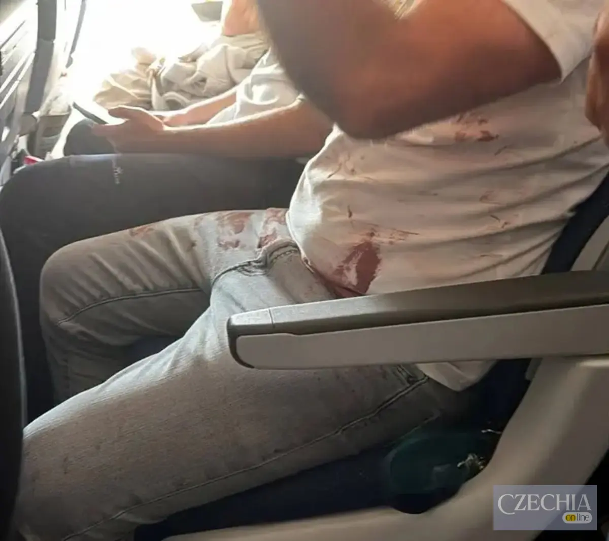 Літак Flydubai під час рейсу до Тель-Авіва