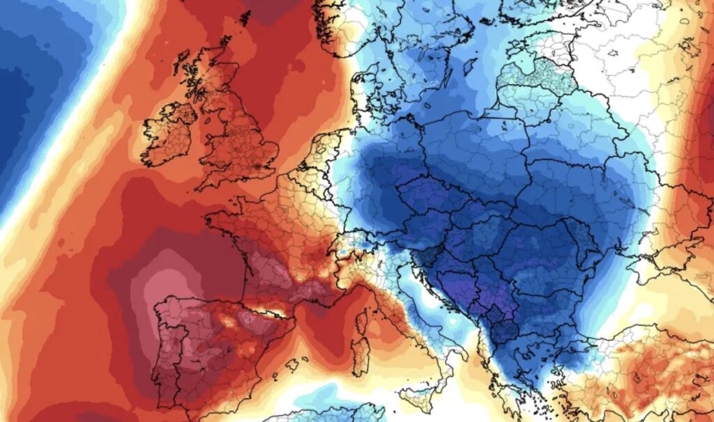 До Чехії йде холодний фронт: на початку тижня температура впаде до +15 °C - фото №