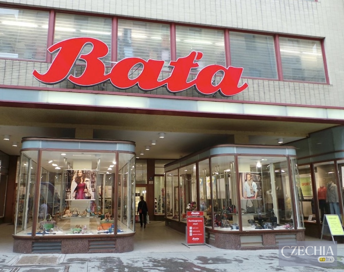 Магазин Baťa у Чехії Вхід до магазину Baťa у Чехії